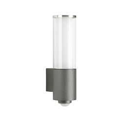 Udendørs Væglampe Type nr. 0311, IP44, E27 maks. 20W (LED), rustfrit stål / Akrylglas + gglas inde, rustfrit stål / antracit