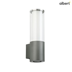 Outdoor Wall luminaire Type No. 0321, IP44, E27, lower light GU10 PAR16 50W, stainless steel, stainless steel / anthracite