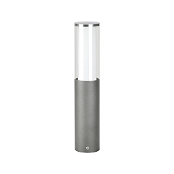 Sokkellampe Type nr. 0545, IP44, højde 50cm, E27 maks. 20W (LED), rustfrit stål / Akrylglas / inde opal, antracit