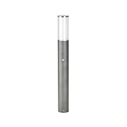 Pullertlampe Type nr. 2269, bev�gelsesdetektor (Type nr. 2070), h�jde 90cm, E27 20W,  rustfrit st�l