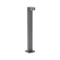 LED Path light Type No. 2228, IP44, height 70cm, 230V AC/DC, 3W 3000K 330lm, cast alu / satinied, anthracite