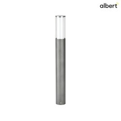 Pullertlampe Type nr. 2269, IP44, 90cm, E27 20W (LED), rustfrit stål / Akrylglas / inde opal, rustfrit stål / antracit