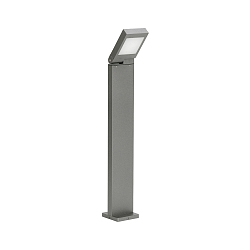 LED Pullertlampe Type nr. 2296, IP44, 90cm, 14W 3000K 1400lm, svingbar 90� trinl�s, St�bt aluminium / Opalglas, antracit