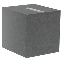 Udend�rs wall luminaire TYPE NO 2442 tosidet IP44, antracit d�mpbar