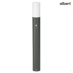 bollard lamp TYPE NO 3078 with sensor, with motion detector E27 IP54, anthracite