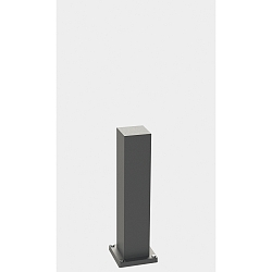 Udend�rs Energikolonne tom Type nr. 4405, IP54, maks. 3  indsatser, uden belysning, uden Skiftefunktion, antracit