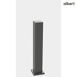 Outdoor Energy column empty Type No. 4407, IP54, max. 5 optional inserts, excl. lighting, excl. switching function, anthracite