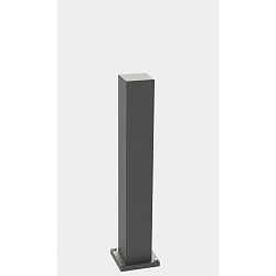 Udend�rs Energikolonne tom Type nr. 4407, IP54, maks. 5 valgfri indsatser, uden belysning, uden Skiftefunktion, antracit