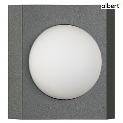 wall and ceiling luminaire TYPE NO 6116 E27 IP44, anthracite dimmable