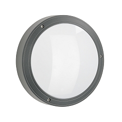 outdoor wall luminaire TYPE NO 6339 IP65, anthracite, opal dimmable