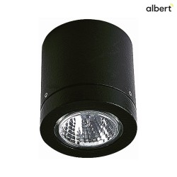 Udendrs Loftlampe Type nr. 2140, IP23, GU10 PAR16 maks. 50W, sort matt