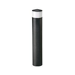 LED Bollard light Type No. 2240, IP44, height 58.5cm, 10W 3000K 900lm, cast alu / acrylic glass, dimmable, black matt