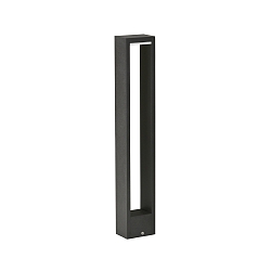 LED Pullertlampe Type nr. 2242, IP54, flad lysdistributør, højde 90cm, 10W 3000K 480lm, Støbt aluminium / opal, dæmpbar