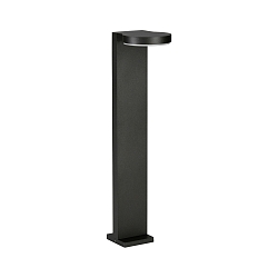 LED Bollard light Type No. 2290, IP44, height 90cm, 16W 3000K 1600lm, cast alu / acrylic glass opal, black matt