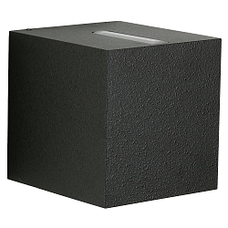 Udend�rs wall luminaire TYPE NO 2442 tosidet IP44, sort d�mpbar