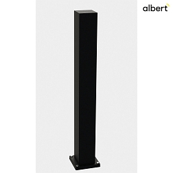 Outdoor Energy column empty Type No. 4409, IP54, max. 7 optional inserts, excl. lighting, excl. switching function, black
