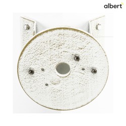 Corner bracket round Type No. 1005 for Albert Outdoor Wall luminaires, white-gold