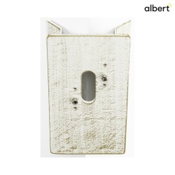 Corner bracket square Type No. 1006 for Albert Outdoor Wall luminaires, white-gold