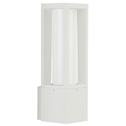 Udendørs Væglampe Type nr. 0213, IP44, E27 maks. 20W (LED), Støbt aluminium / Opalglas, hvid
