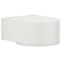 Udend�rs LED V�glampe Type nr. 0233, IP44, 230V AC/DC, 3W 3000K 330lm, St�bt aluminium / Sikkerhedsglas satin�, hvid