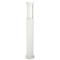 Pullertlampe Type nr. 2043, IP44, højde 90cm, E27 maks. 20W (LED), Støbt aluminium / Opalglas, hvid