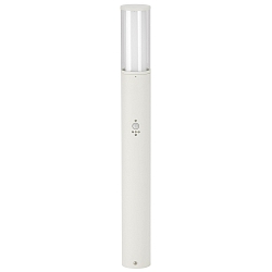 Pullertlampe Type nr. 2269 med bev�gelsesdetektor (Type nr. 2070), h�jde 90cm, E27 maks. 20W,  rustfrit st�l, hvid