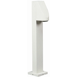 LED Bollard light Type No. 2078, IP43, height 76.5cm, 230V AC/DC, 4.5W 3000K 330lm, cast alu / bubble glass clear, white