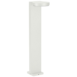 LED Bollard light Type No. 2290, IP44, height 90cm, 16W 3000K 1600lm, cast alu / acrylic glass opal, white matt