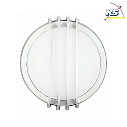 Outdoor Wall and Ceiling luminaire Type No. 6047, IP44,  25.5cm, E27 QA55 max. 57W, white / opal glass