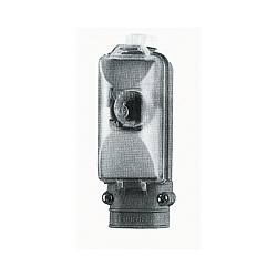 K�K Type nr. 690036 Kabelforbindelsesboks til Albert Pullerlamper (ALB-6208...) og Albert Lysmaster, rustfrit st�l / klar