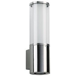 Udendørs Væglampe Type nr. 0323, IP44, E27 20W (LED), med lavere lys GU10 PAR16 50W, rustfrit stål