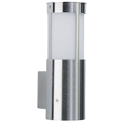 Udendørs Væglampe Type nr. 0324, IP44, E27 QA55 maks. 57W, rustfrit stål / Opalglas