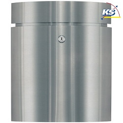 Letter box Type No. 0743, without newspaper holder, stainless steel, letter slot from above