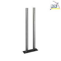 Letter box stand Type No. 07698, height 110cm, with boring only for letter box, stainless steel