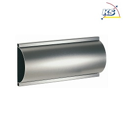 Newspaper holder Type No. 0772 for Wall letter box Type No. 0771 (ALB-690771), open on both sides, stainless steel