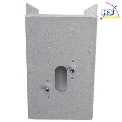 Corner bracket square Type No. 1007 for Albert Outdoor Wall luminaires, stainless steel matt