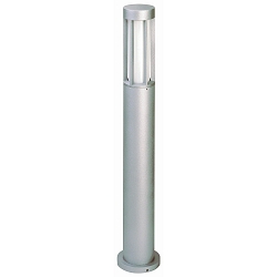 Pullertlampe Type nr. 2043, IP44, højde 90cm, E27 maks. 20W (LED), Støbt aluminium / Opalglas, rustfrit stål matt