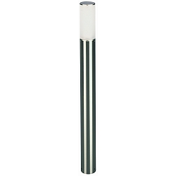 Pullertlampe Type nr. 2044, rund, IP44, h�jde 90cm, E27 maks. 20W (LED), rustfrit st�l / Acryglas matt