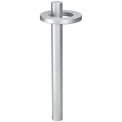 LED Pullertlampe Type nr. 2093, Lysfordeler i ringform, IP54, højde 90cm, 16W 3000K 1600lm, stiv optik, rustfrit stål matt