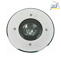 Outdoor Ground recessed spot Type No. 2149, IP67 IK08,  22cm, G9 QT14 max. 60W, stainless steel cover, swiveling 30