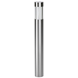 Pullertlampe Type nr. 2246, IP44, højde 90cm, E27 QA55 maks. 57W, rustfrit stål / Opalglas
