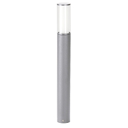 Pullertlampe Type nr. 2269, IP44, højde 90cm, E27 maks. 20W (LED), rustfrit stål / Akrylglas / inde opal, sølv matt
