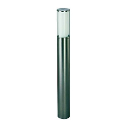 Pullertlampe Type nr. 2272, IP44, højde 90cm, E27 maks. 20W (LED), rustfrit stål / Akrylglas + Opalglas inde
