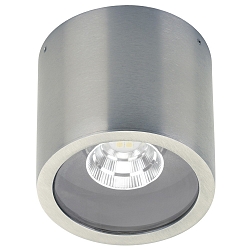 LED Udend�rs Loftlampe Type nr. 2318, IP44, � 10.3cm, 8W 800lm 3000K 30�, svingbar 30�, rustfrit st�l