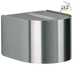 LED Outdoor Wall spot Type No. 2335 - 2-sided, tight/tight, round, IP44, 2x 3W 3000K 330lm, rigid, stainless steel
