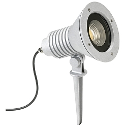 LED Jordspyd spot Type nr. 2383, IP54, 29W 3000K 4480lm 30�, drejelig og svingbar, d�mpbar, St�bt aluminium / glas