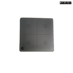 Bluetooth vægkontrol CASAMBI RWG4BT230 4-fold, indbygget version, grå