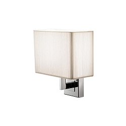 Wall luminaire AP CLAVIUS wall luminaire, E14, IP20, chrome / white