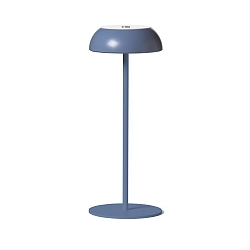 Batteri bordlampe LT LED FLOAT med USB tilslutning, d�mpbar IP55, bl�, hvid d�mpbar