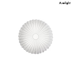 Wall or ceiling luminaire PL MUSE 80, E27, IP20, white patterned